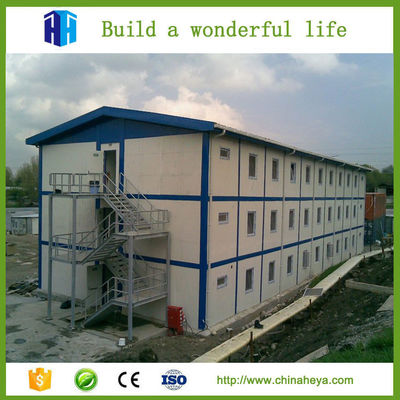 Low cost light steel frame prefab camp construction site accommodation house